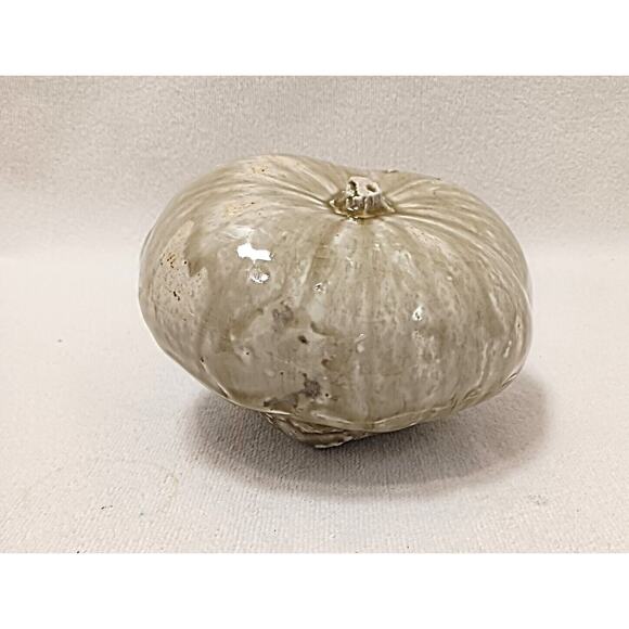 Realistic Ceramic GOURD ugly Pumpkin Art Glaze Kitsch Decor Thanksgiving Kitchen - Picture 2 of 14